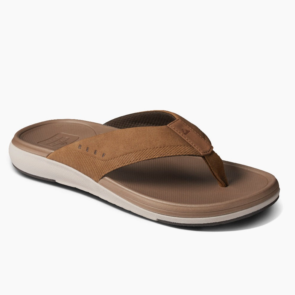 Reef Cushion Norte Comfort Sandals - Tan Grey Mens Footwear