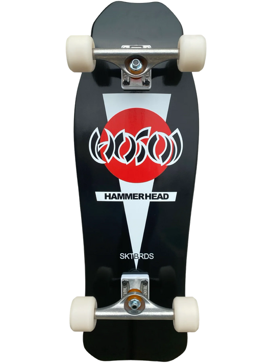 Christian Hosoi Hammerhead Double Kick Complete Skateboard- 10.25"x31" Complete Skateboard