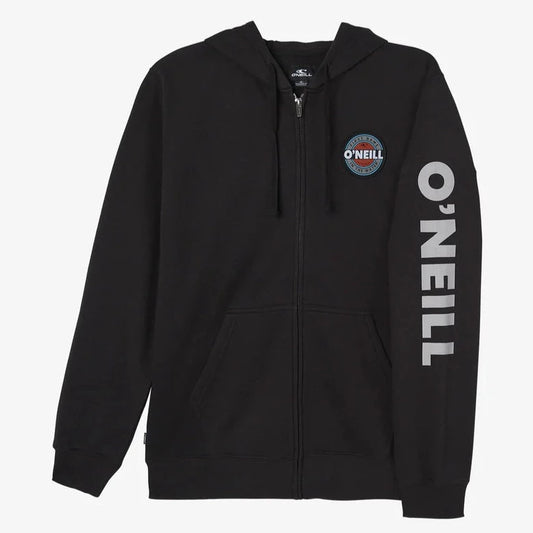 Oneill Fifty Two Zip Hoodie - Black mens hoodie