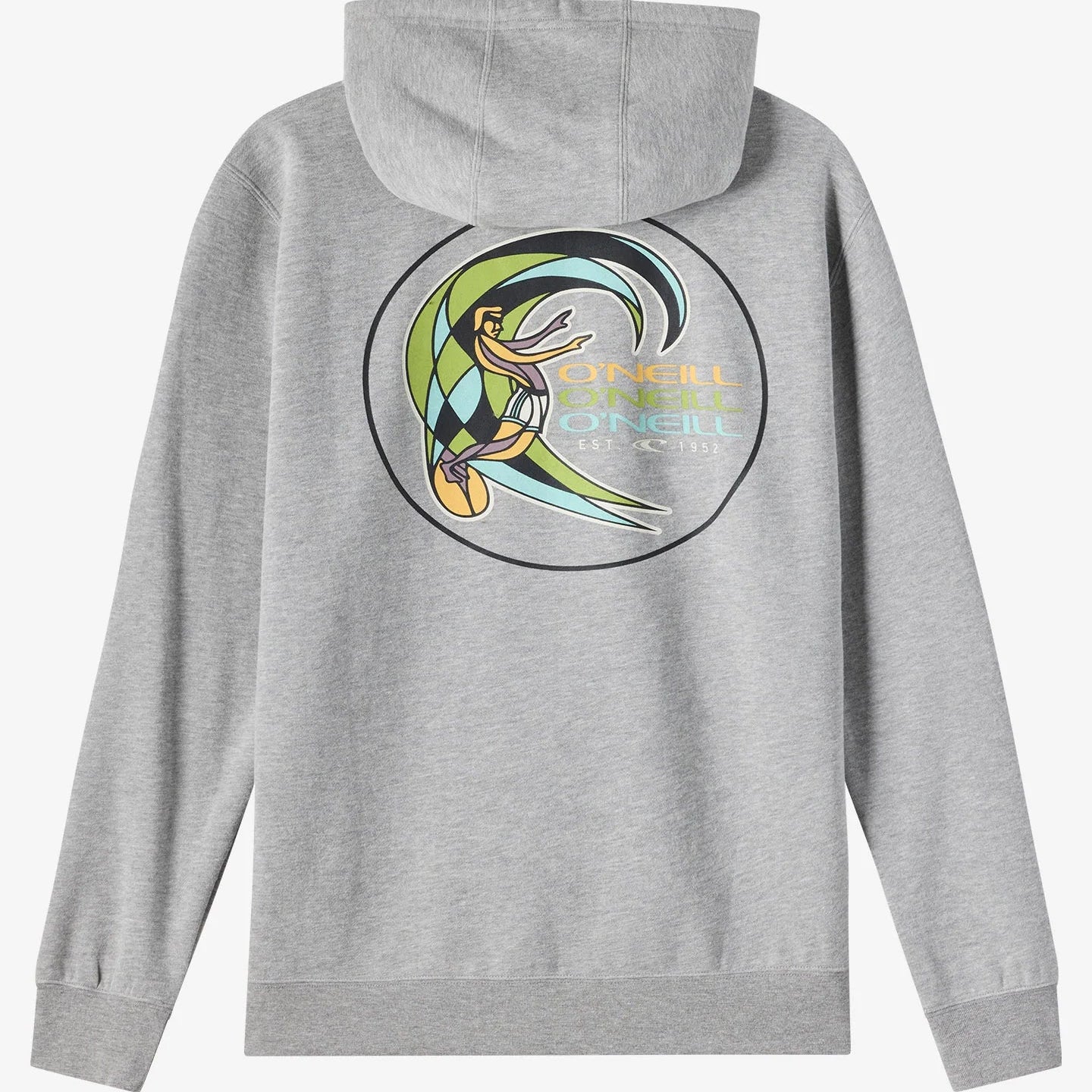 Oneill Fifty Two 26 Zip Hoodie - Heather Grey mens hoodie