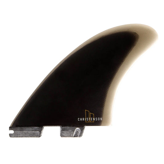 FCS II Christenson Twin Fins PG Glass - Black Fins