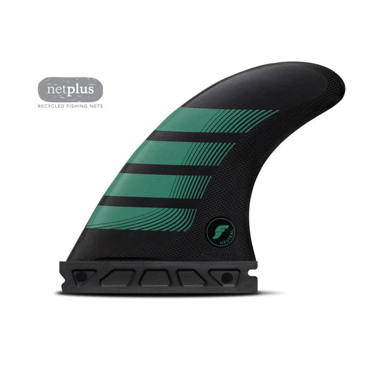 Futures Fins F6 Alpha Series Medium Carbon Green Thruster Fins Fins