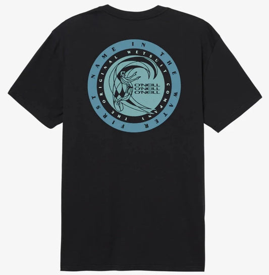 O'Neill Circle Surfer Men's Tee - Black Mens T Shirt