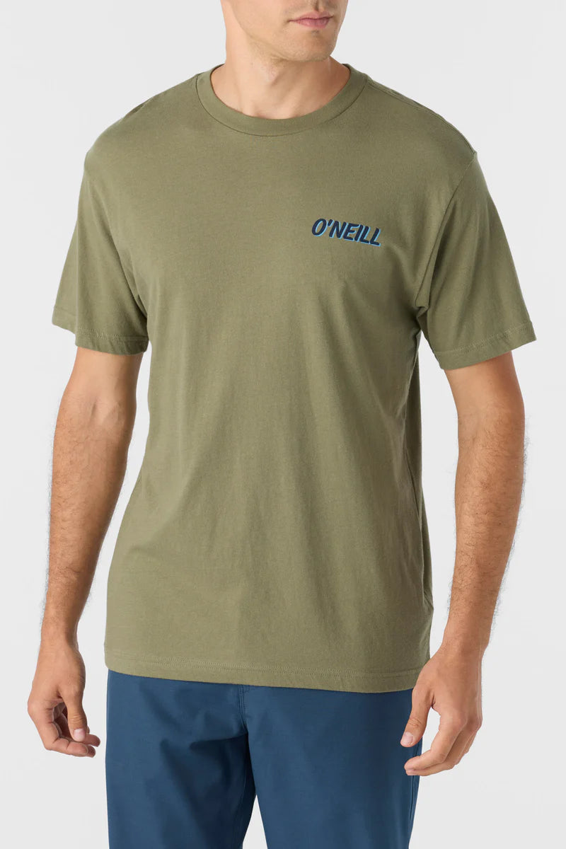 O'Neill Speed Buggy Men's Tee Shirt - Lichen Green Mens T Shirt