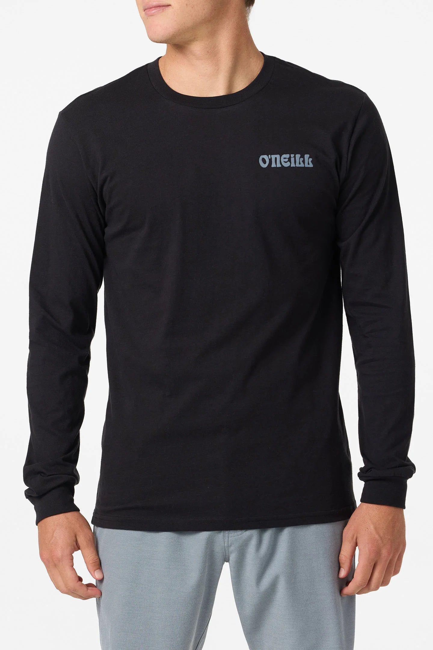 Oneill PIvot Surf Fin Longsleeve Tee - Black Mens Longsleeve Tee