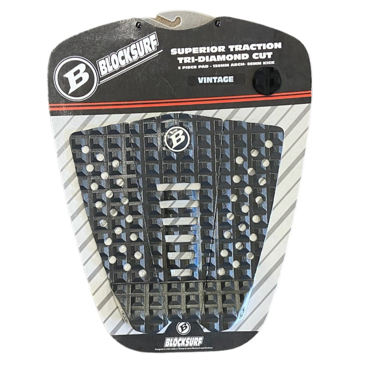 Block Surf Vintage Traction Pad - Black traction pad