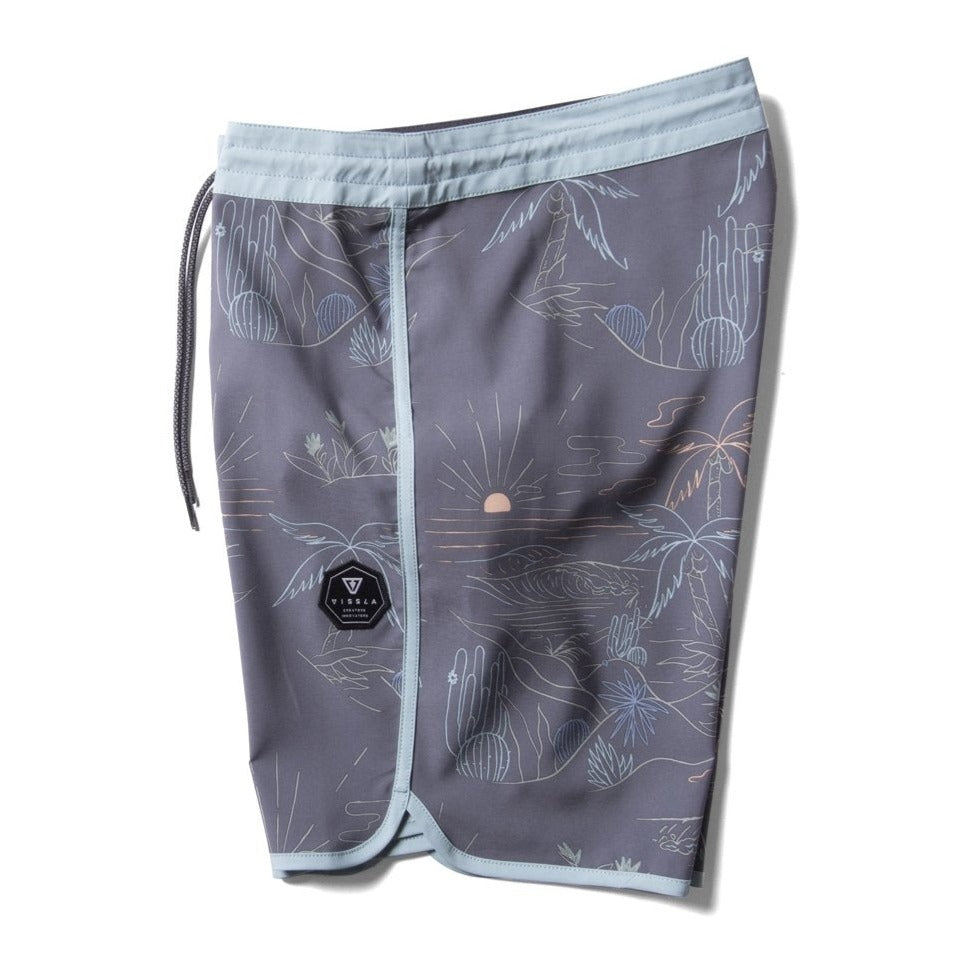 Vissla Desert Barrels 18.5" Mens Boardshort - Phantom Mens Boardshorts