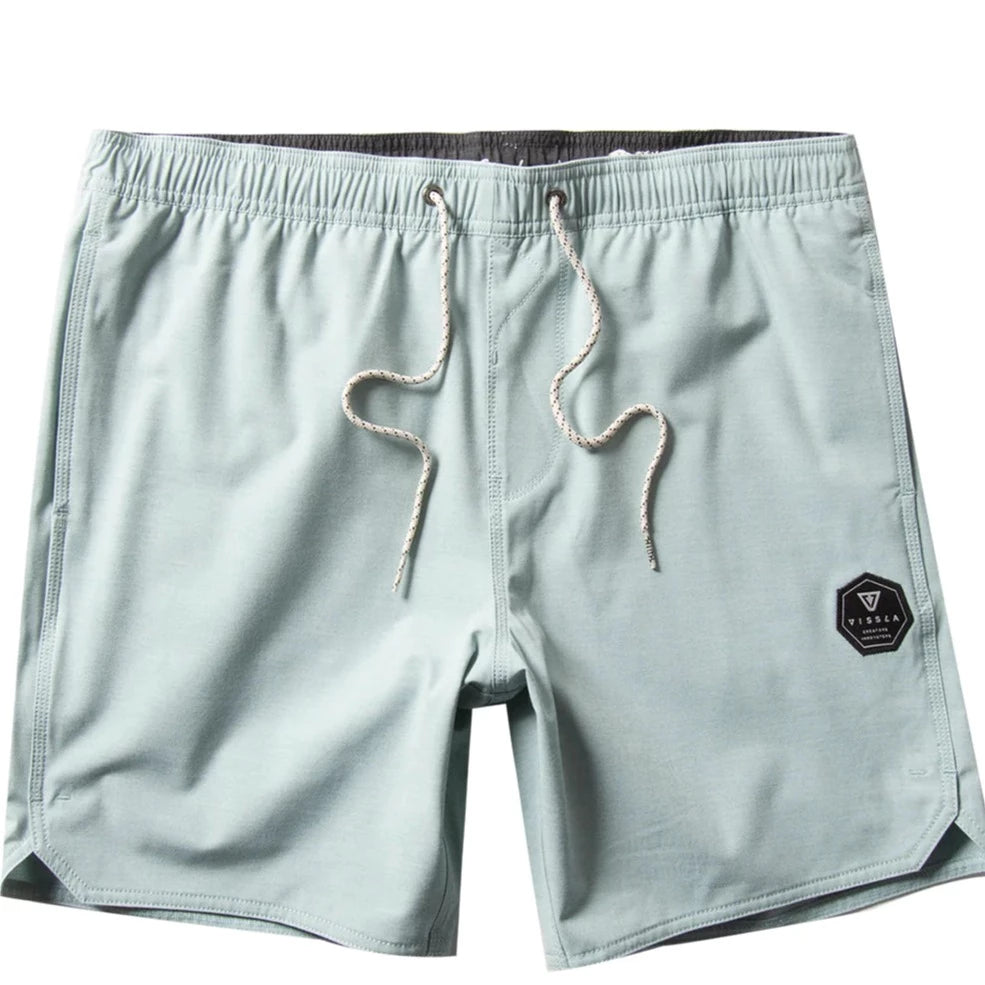 Vissla Men's Breakers ECO Elastic Shorts 16.5" - Jade Heather Mens Shorts