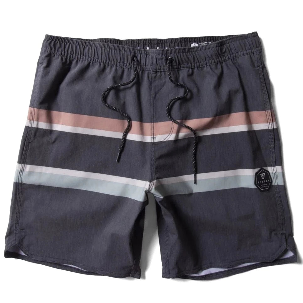 Vissla Men's Cheater 5 ECO Elastic Shorts 16.5" - Black Heather Mens Shorts