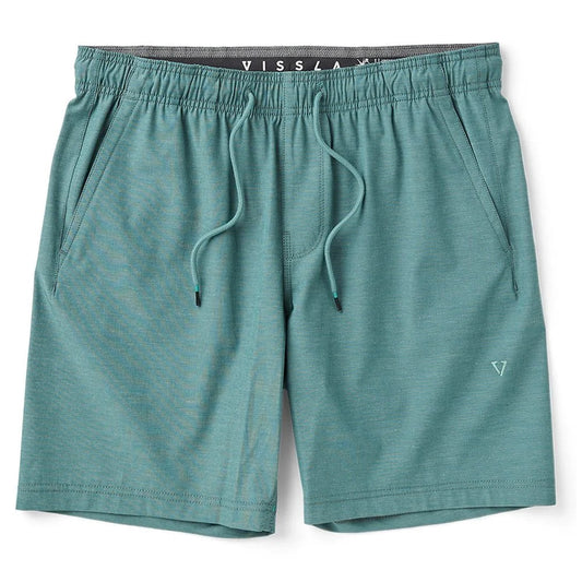 Vissla Hemp No See Em's ECO Elastic Shorts 18.5" - Dusty Green Mens Shorts