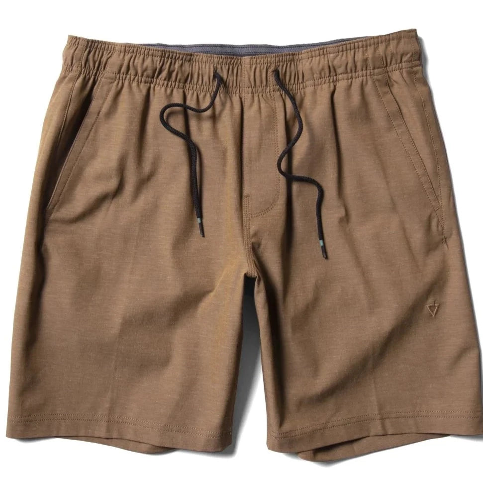 Vissla Hemp No See Em's ECO Elastic Shorts 18.5" - Dark Khaki Mens Shorts