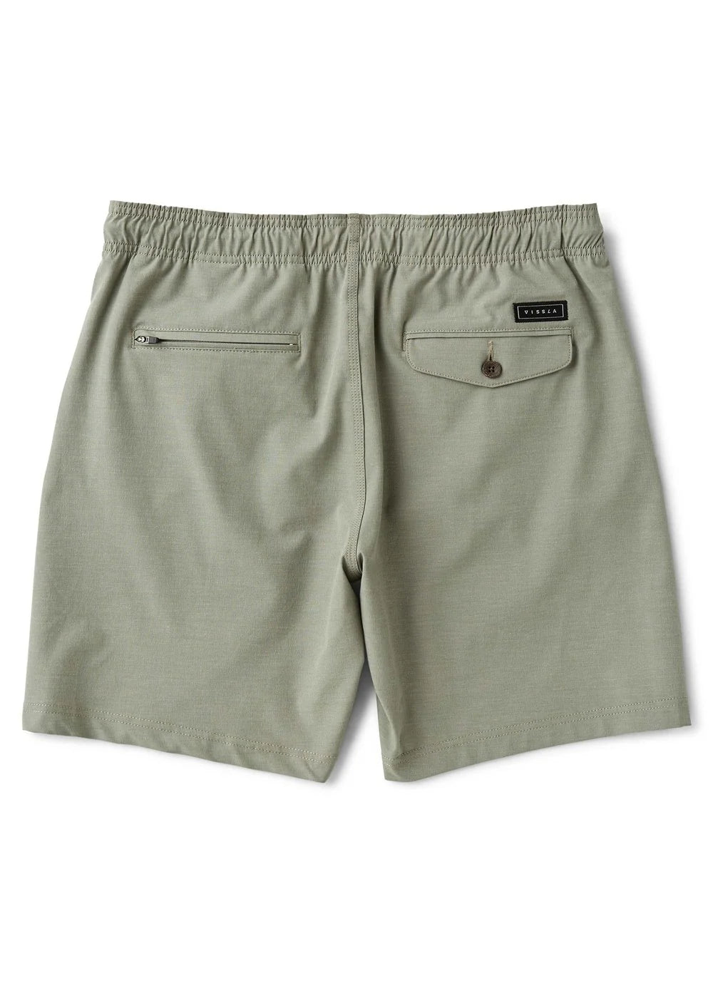 Vissla Hemp No See Em's ECO Elastic Shorts 18.5" - Light Fatigue Green Mens Shorts