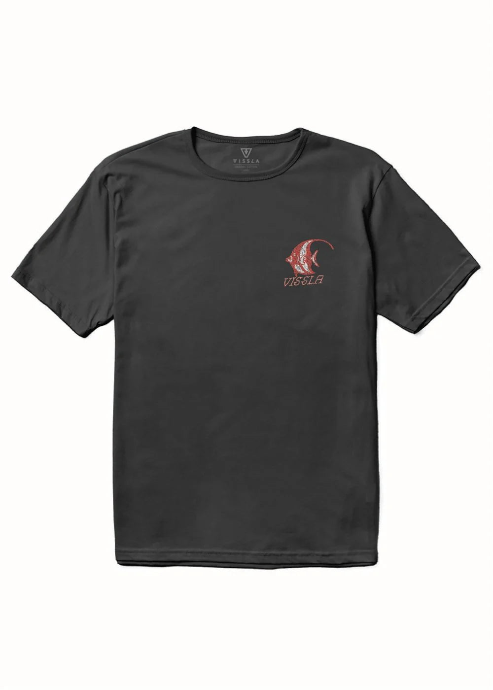 Vissla Surf Goon Saloon SS Organic Tee - Phantom Blk Mens T Shirt
