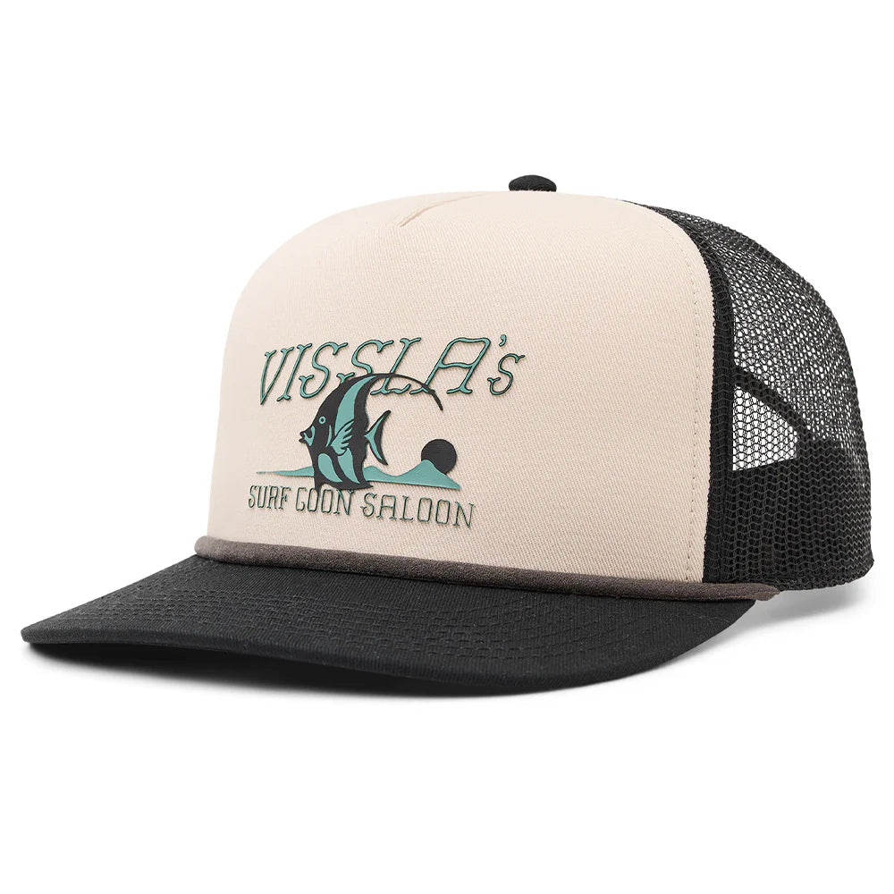 Vissla Garage eco Trucker Hat Surf Goon- Black Mens Hat