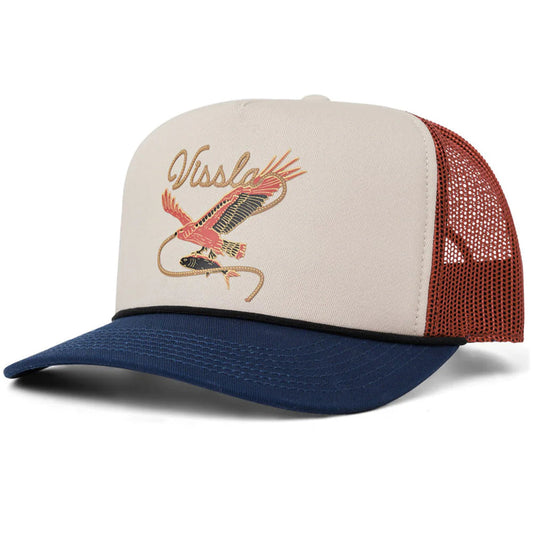 Vissla Garage eco Trucker Hat - Off Red Mens Hat