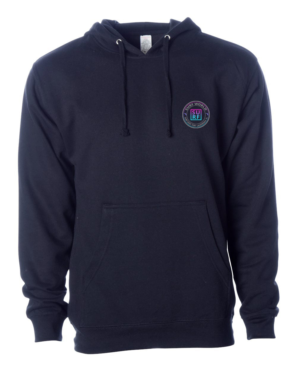 Surf World Surf Block Fade Pullover Hoodie - Navy mens hoodie