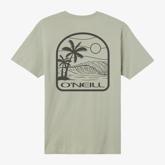 O'Neill Dusk Palms Men's Tee Shirt - Seagrass Mens T Shirt