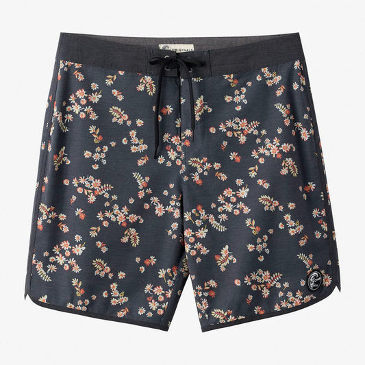 O'Neill OG Print Scallop 18" Boardshorts - Graphite Mens Boardshorts