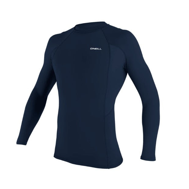 Oneill Men's BASIC SKINS 2 50+ L/S SUN SHIRT tight fit - Navy 5714 Rashguard Sun Protection