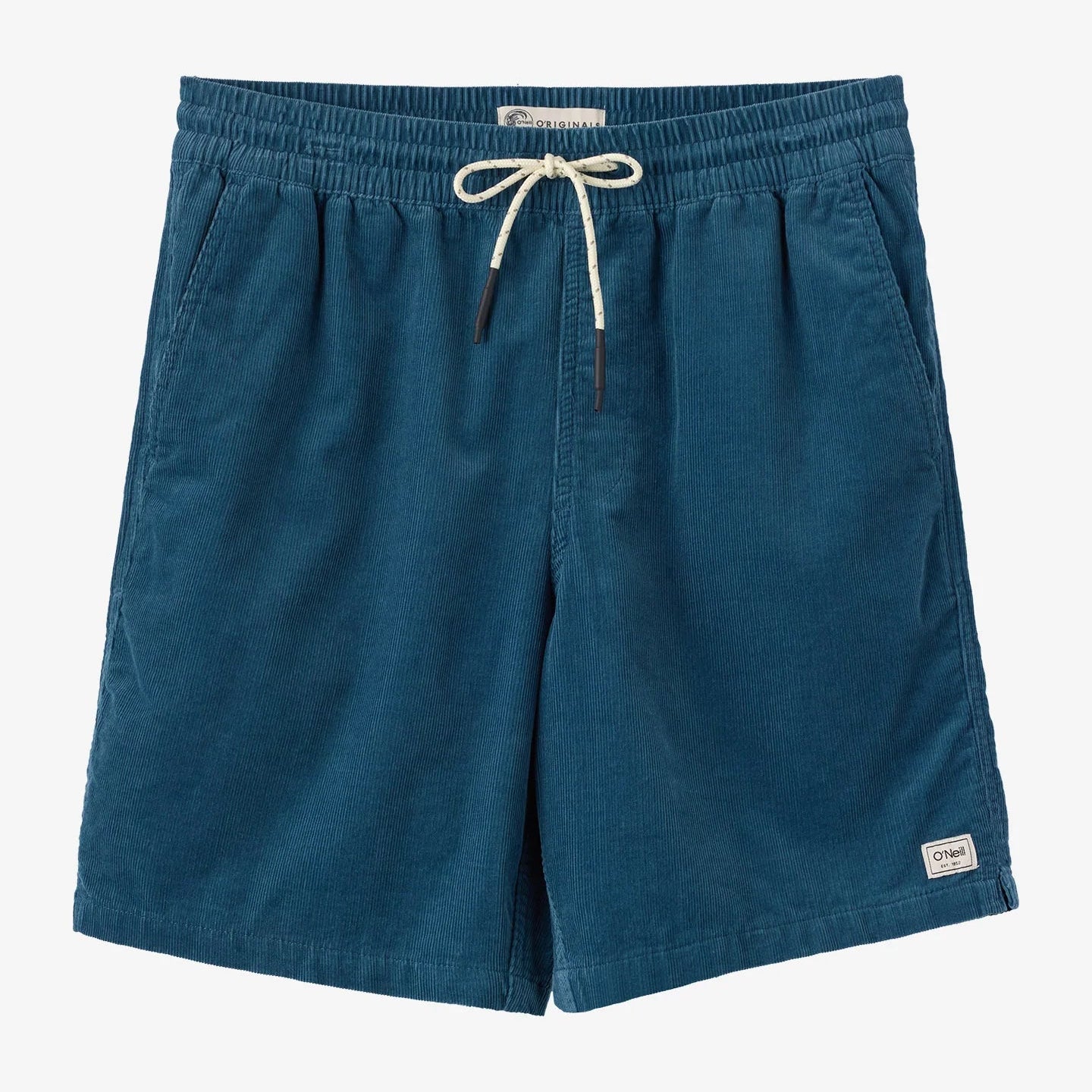 Oneill OG Originals Cord Elastic Waist 18" Shorts - Blue Fusion Mens Shorts