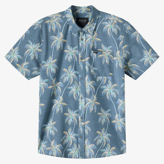 Oneill Trvlr Traverse UPF SS Slub Button Down Shirt - DSL Mens Woven Shirt