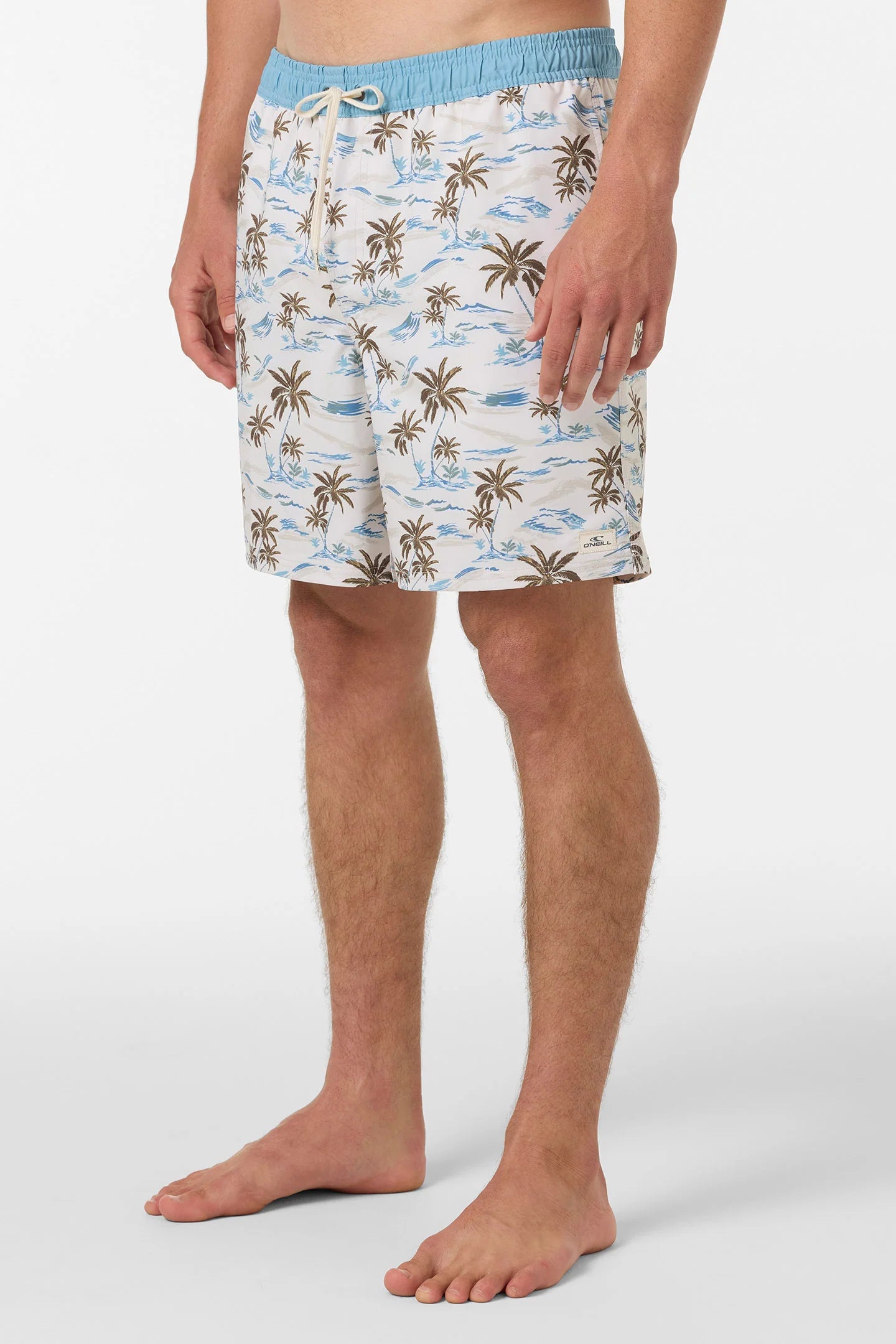 O'Neill Hermosa E Waist Lined Shorts 17" - Cream Mens Boardshorts