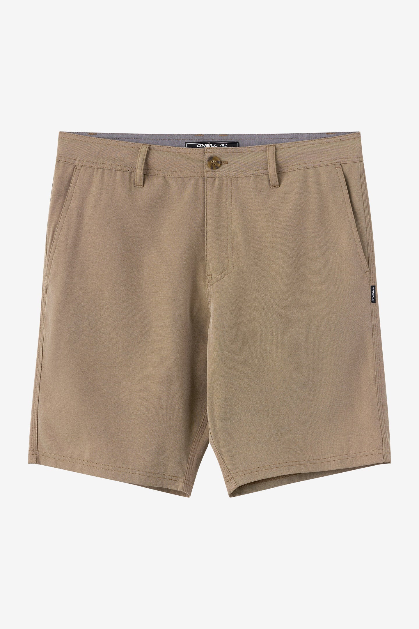 O'neill Reserve Light Check 19" Shorts -Dark Khaki Mens Shorts