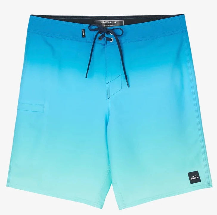 O'Neill Hyperfreak Heat Fade 19" Boardshorts - Blue Aquarius Mens Boardshorts