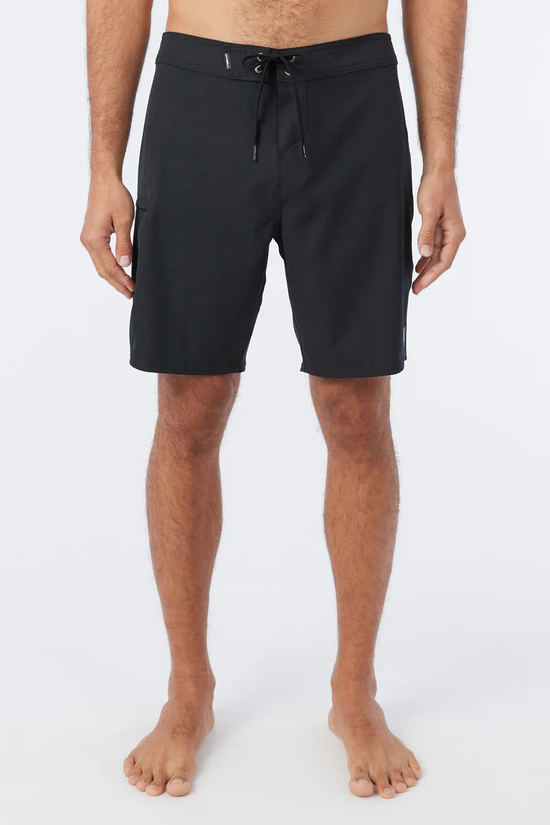 O'Neill Hyperfreak Heat Solid 19" Boardshorts - Black Mens Boardshorts