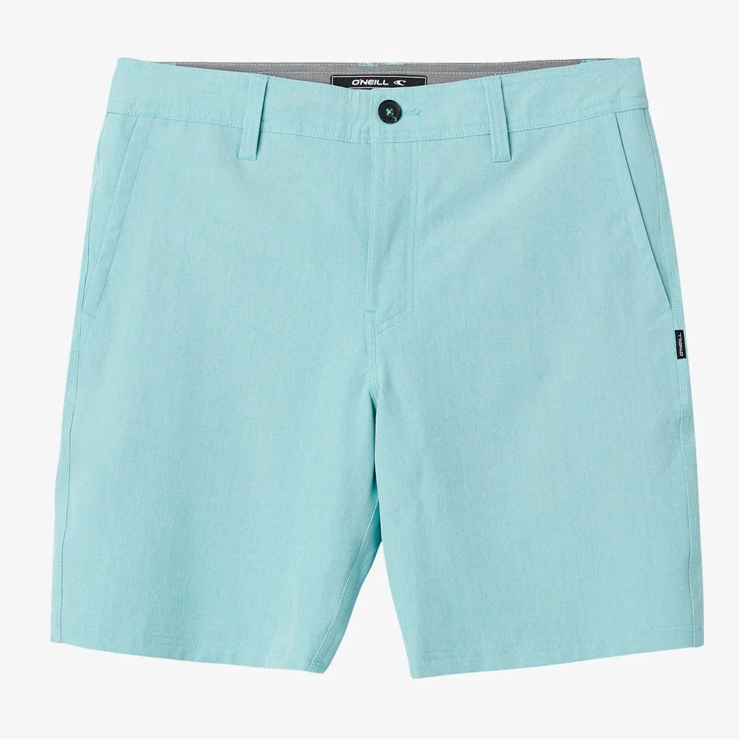 Oneill Reserve Heather 19" Hybrid Shorts - Heather Aqua Mens Shorts