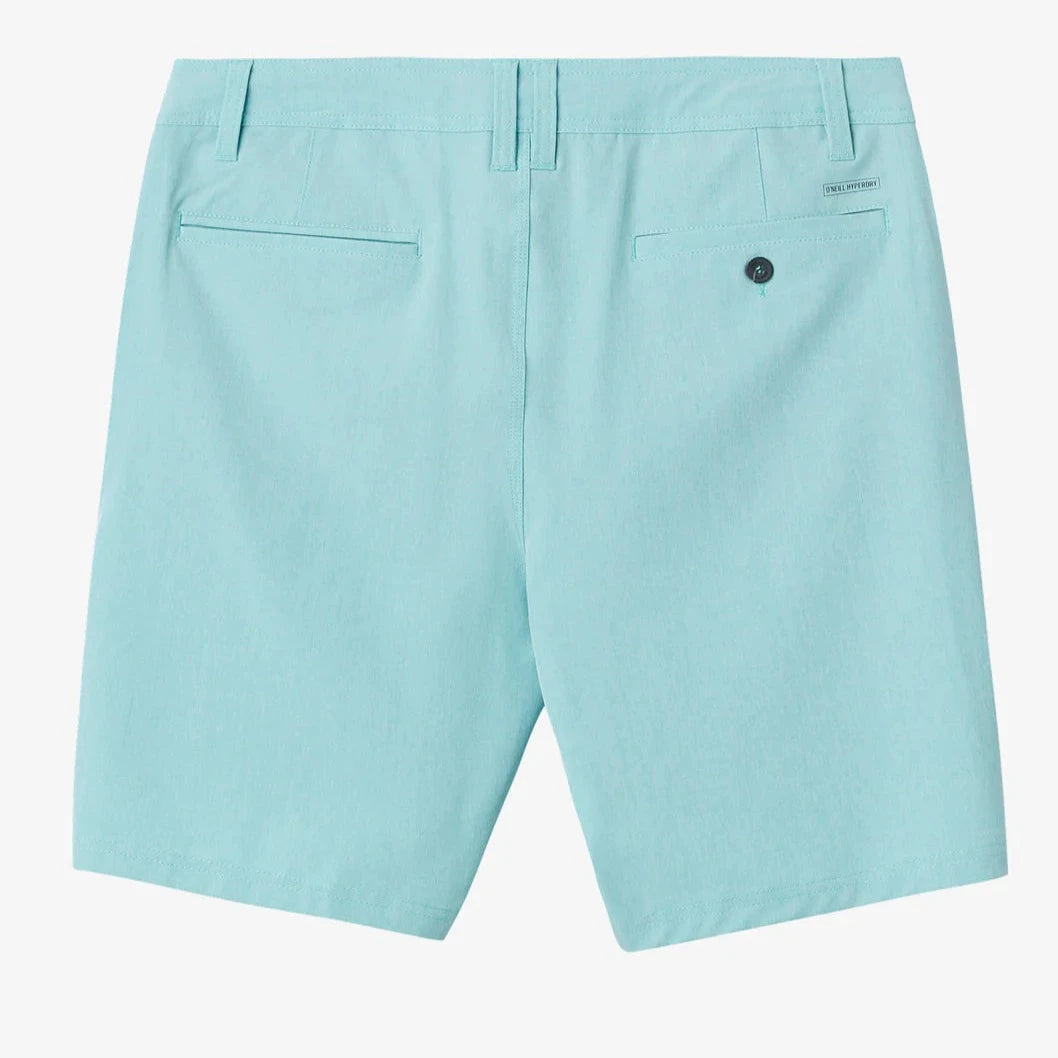 Oneill Reserve Heather 19" Hybrid Shorts - Heather Aqua Mens Shorts