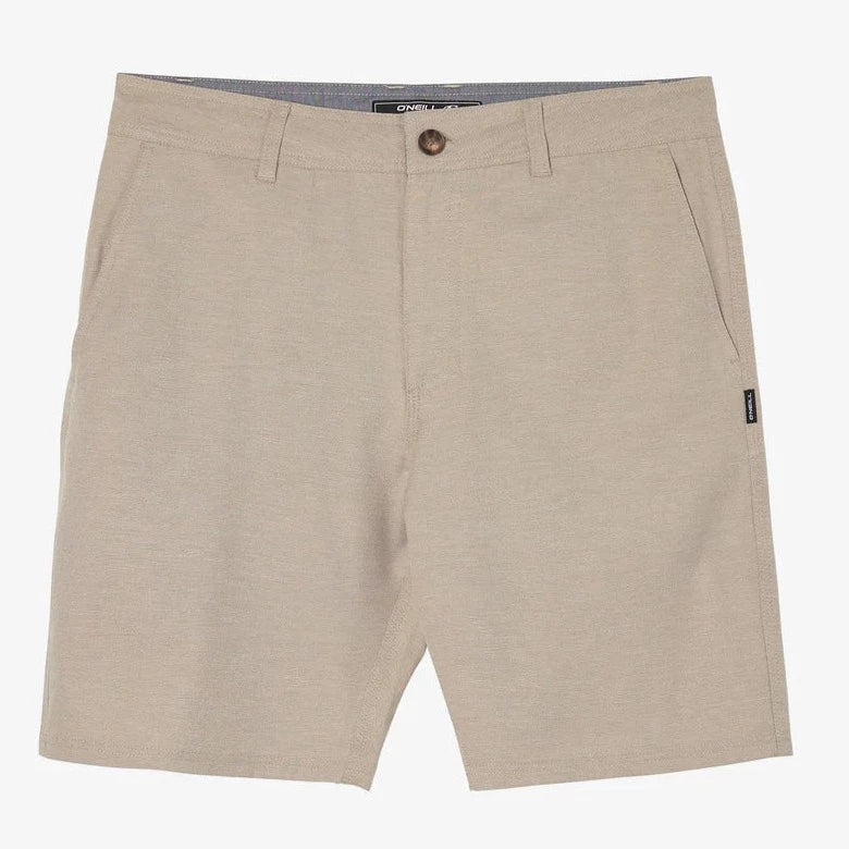 O'neill Reserve Light Check 19" Shorts - Dark Khaki Mens Shorts