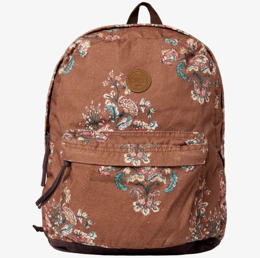 Oneill Shoreline Backpack - Black Floral - Vintage - Blue Backpack Tobacco