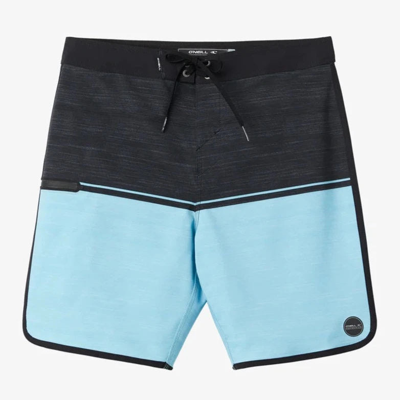 O'Neill Hyperfreak Tech Traveler Scallop Nomad 19" Boardshorts - Blue Fade Mens Boardshorts