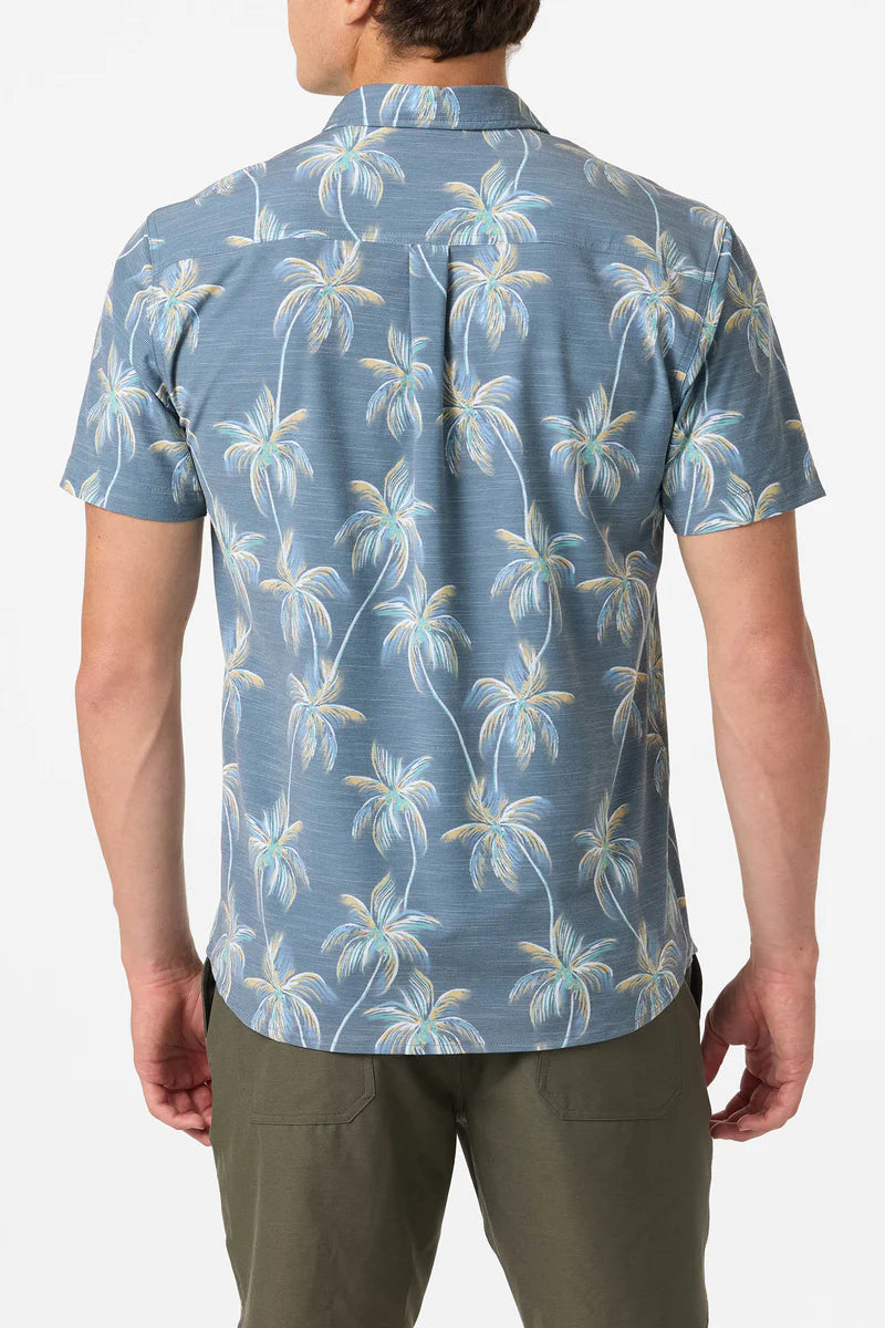 Oneill Trvlr Traverse UPF SS Slub Button Down Shirt - DSL Mens Woven Shirt