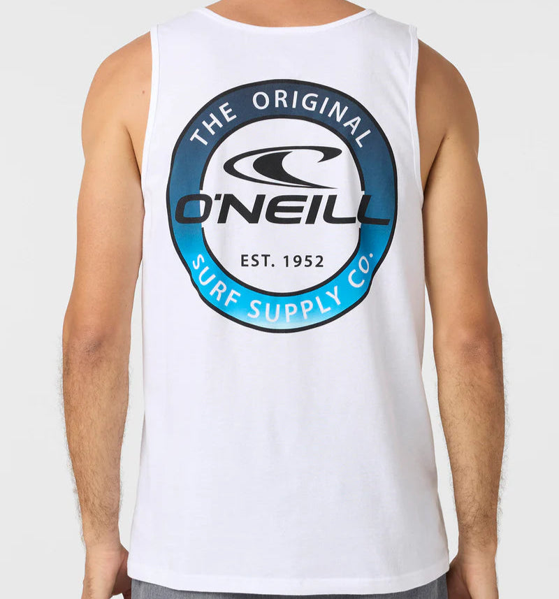 Oneill Coin Flip Tank Top - White Mens Tank