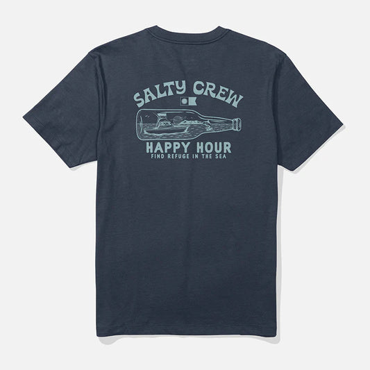 Salty Crew Bottle Rocket Classic Men's S/S Tee- Navy Mens T Shirt