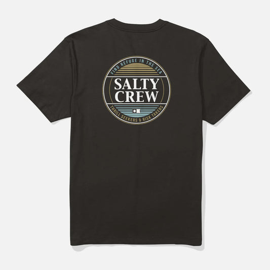 Salty Crew Simple Fade Classic Men's S/S Tee- Black Mens T Shirt