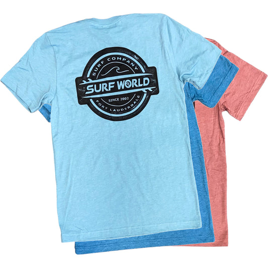 Surf World Fort Lauderdale Double Boards 2024 Tee Shirt Mens T Shirt