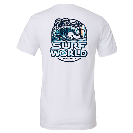 Surf World Tropic Wave T-Shirt - White Mens T Shirt