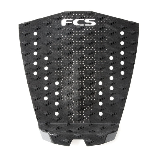 FCS T1 ECO Surfboard Traction Pad - Black Charcoal Traction Pad