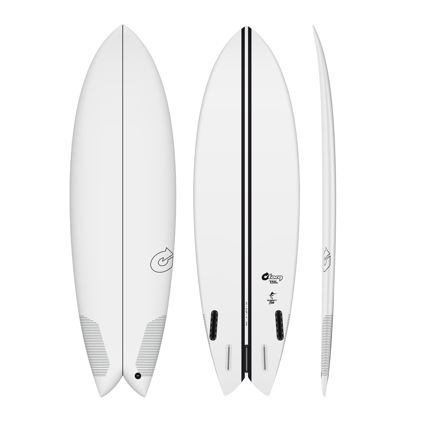 Torq TEC Big Boy Fish Epoxy Surfboard 7’2 x 22 1/2” x 3 1/4”- 60.3 ltr Surfboard