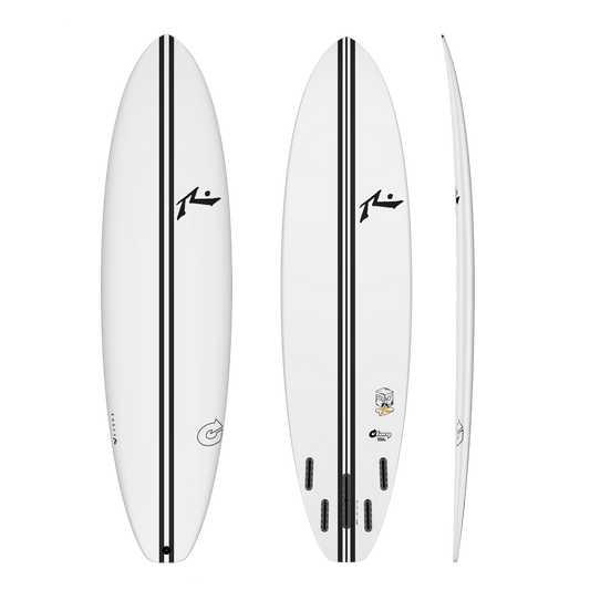 Rusty Surfboards Egg Not x Torq Epoxy 7’4 x 21.5” x 2.96”- 53.1 ltr Surfboards