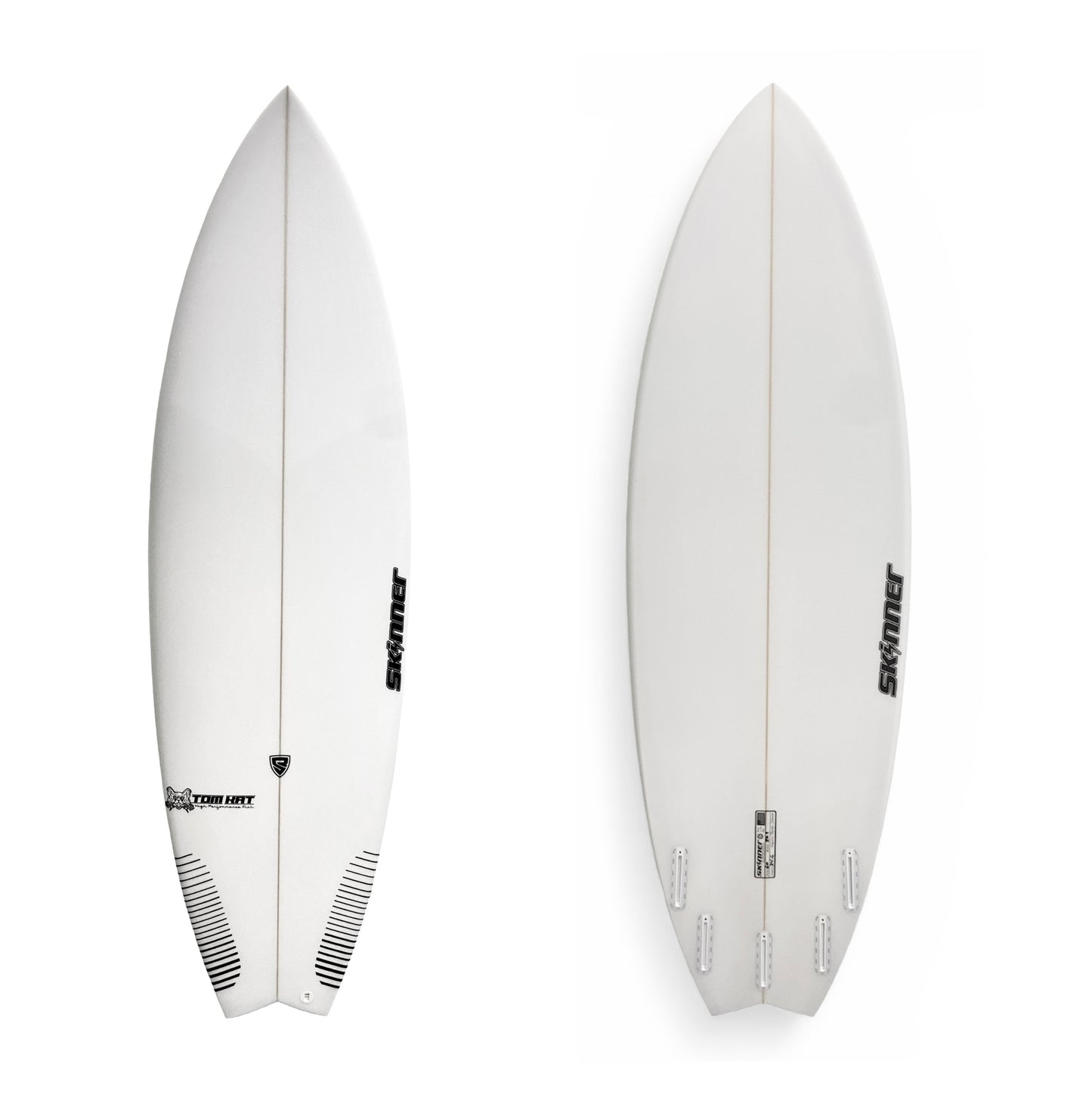 Skinner Surfboards Tom Kat Fish 6'0 x 20.9 x 34.6 L Poly 5 Fin Futures Surfboard