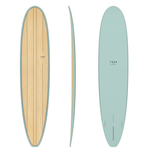 Torq 8'6" Longboard Surfboard - Long Palm Wood Surfboard