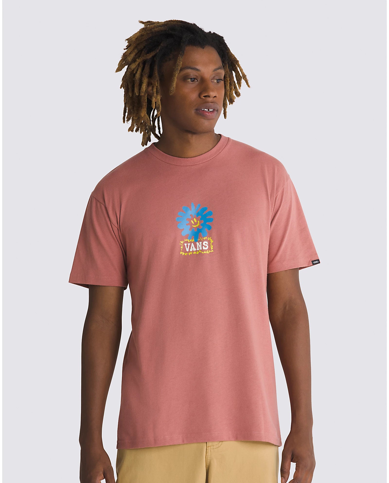 VANS Dual Bloom SS Tee-Shirt - Withered Rose Mens T Shirt