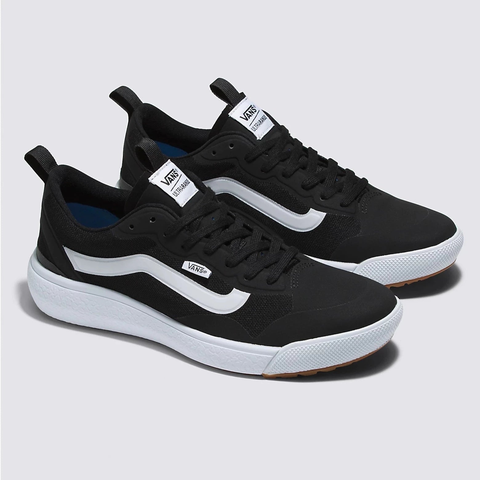 Vans Ultrarange Rap Men's Shoes - Black White Mens Shoes