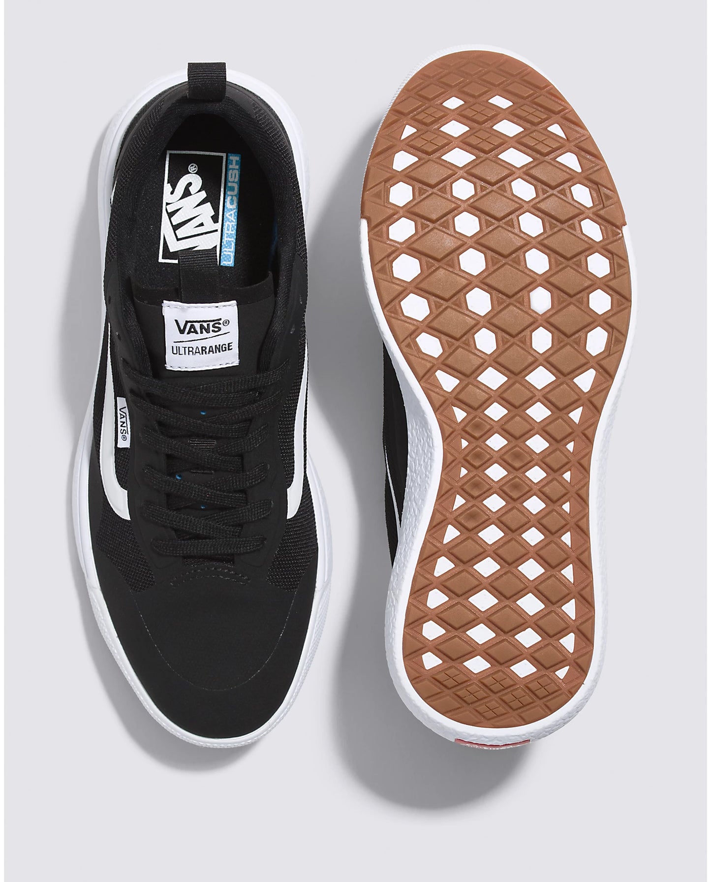 Vans Ultrarange Rap Men's Shoes - Black White Mens Shoes