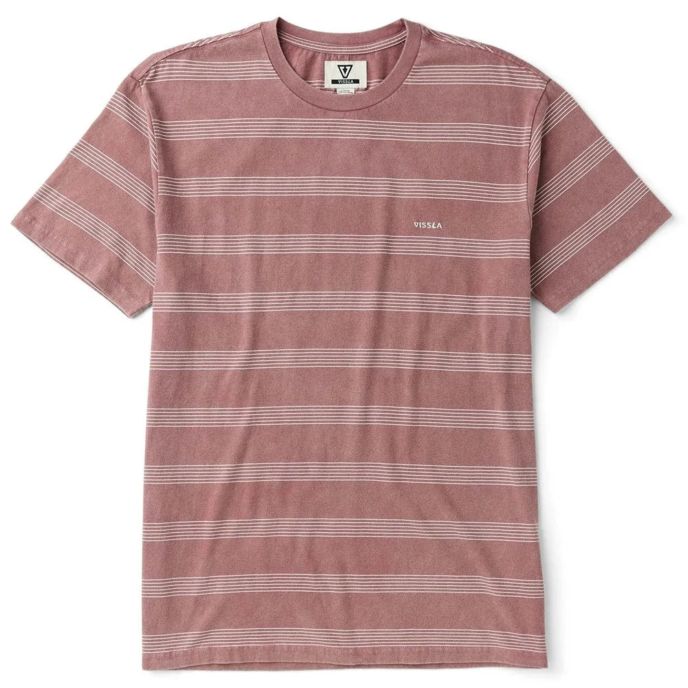 Vissla Gradual Fade SS Premium Knit Tee - Fig Mens T Shirt