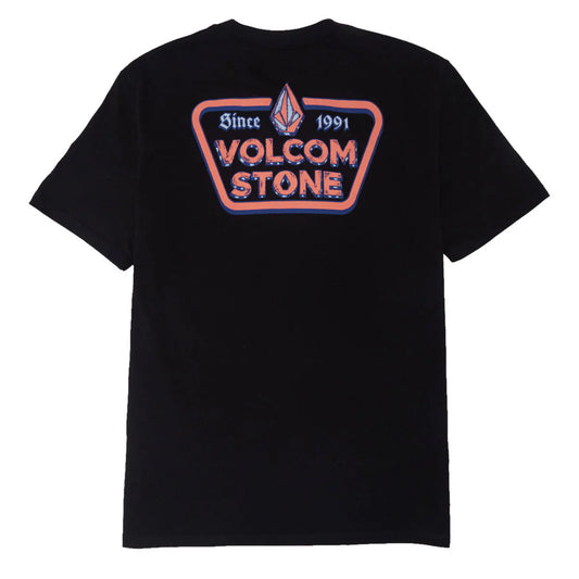 Volcom CounterTop SS Tee Shirt - Black Mens T Shirt